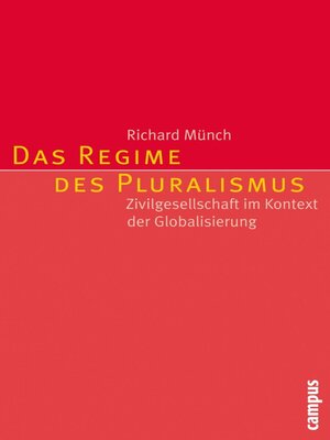 cover image of Das Regime des Pluralismus